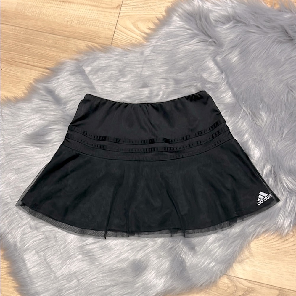 Adidas Women's Black Skort - Picture 3 of 9